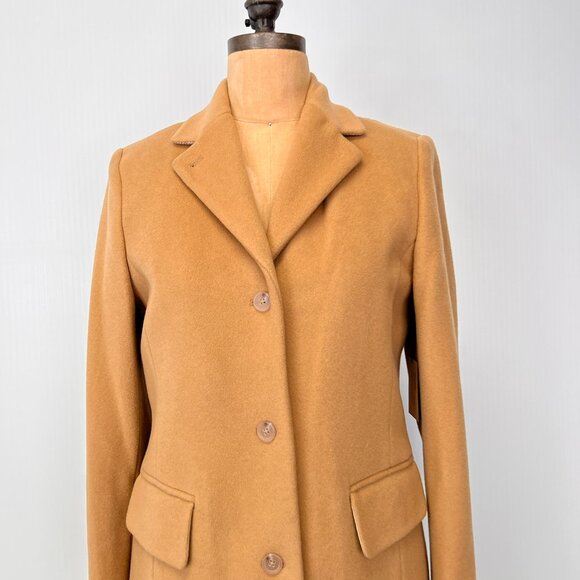 Vintage J.Crew Coat Women 6 Wool Cashmere Work Over Jacket Thinsulate Retro Core - Picture 2 of 16